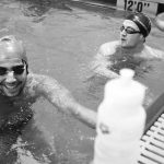 Yannis from France at swim practice